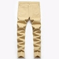 thumbnail image 2 of RIJOPUTY Low Waisted Jeans Low Rise Flare Jeans Boys School Uniform Pants Soccer Clothes for Boys 8-12 Toddler 4t Boys Clothes Kids Clothes 10-12, Yellow 7-8 Years, 2 of 9