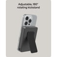 thumbnail image 3 of Powerstation Wireless Slim con Soporte Mophie 10,000mAh Power Bank – Compatible con MagSafe, Certificado Qi2 15W, Carga Rápida USB-C PD 30W, Batería Delgada para iPhone, Android, Viajes y Uso en Avión, 3 of 9