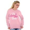 thumbnail image 5 of Breast Cancer I've Got This Beat Women Crewneck Sweatshirt Brisco Brands S, 5 of 6