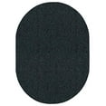 thumbnail image 1 of Saturn Collection Solid Color Indoor Outdoor Area Rug Dark Green - 9' x 12' Oval, 1 of 5