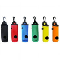 6 Pieces Golf Tee Holder Golf Ball Carry Bag Pouch Golf Ball Holder Keychain Belt Clip Golf Gifts Accessories,6 * Bag,As Shown