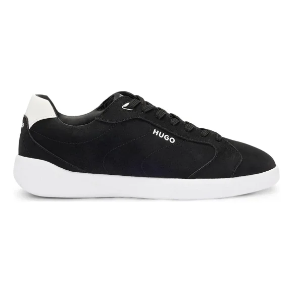 TENIS HUGO BOSS RIVEN TENN BLACK DE GAMUZA
