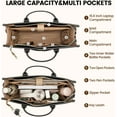thumbnail image 2 of Lovevook Laptop Tote Bag for Women, Lightweight Pu Leather Work Tote Bag with Clutch Purse, Large Computer Bag Briefcase Fit for 15.6" Laptop, 2 of 8