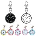thumbnail image 1 of HEVIRGO Montre Médicale Unisexe Mode Cadran Rond Quartz Analogique Infirmière Porte-Clés Montre de Poche,1, 1 of 9