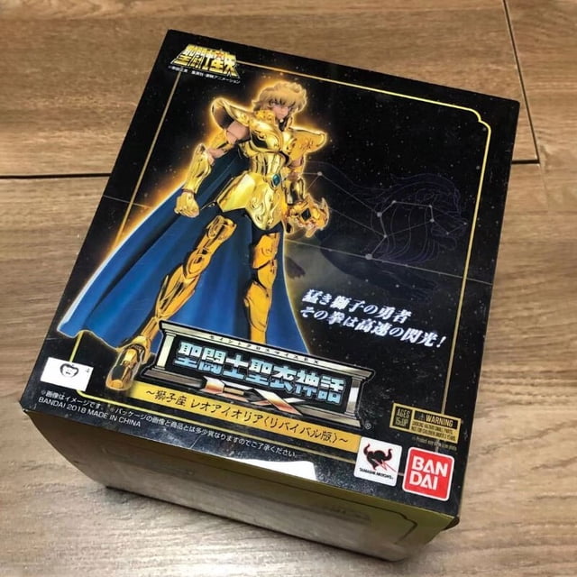 Bandai-figuras de Saint Cloth, Leo Aioria, Myth Saint Seiyaex 2,0, Aoliya, primera edición, Rebirth Edition, juguetes de colección de Anime