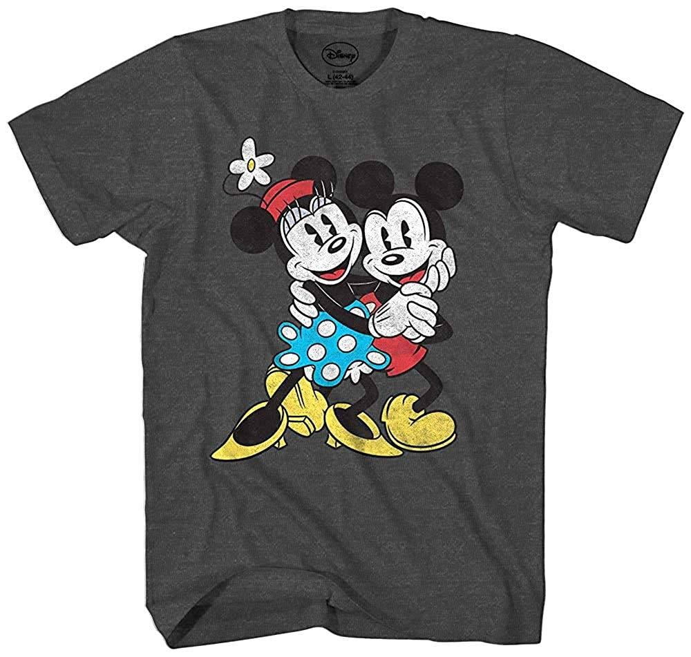 mickey mouse and minnie mouse shirt