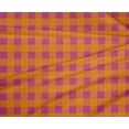 thumbnail image 4 of oneOone Polyester Lycra Fabric Gingham Check Print Fabric By The Yard 56 Inch Wide, 4 of 4