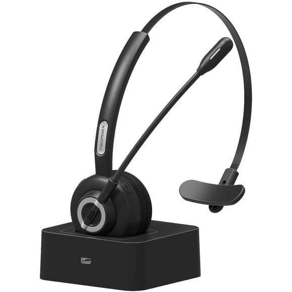 Trucker Bluetooth RAOPINGX Wireless with Microphone Over The Head Headphones with Noise Cancelling