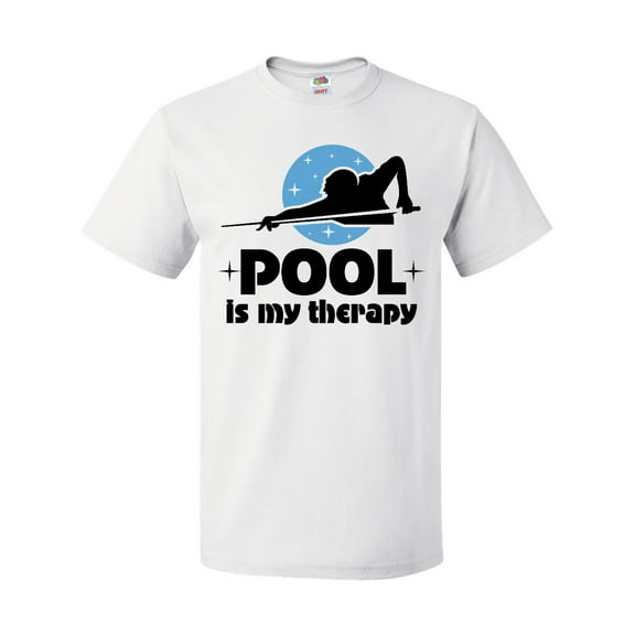 Inktastic Billiards Pool is My Therapy T-Shirt