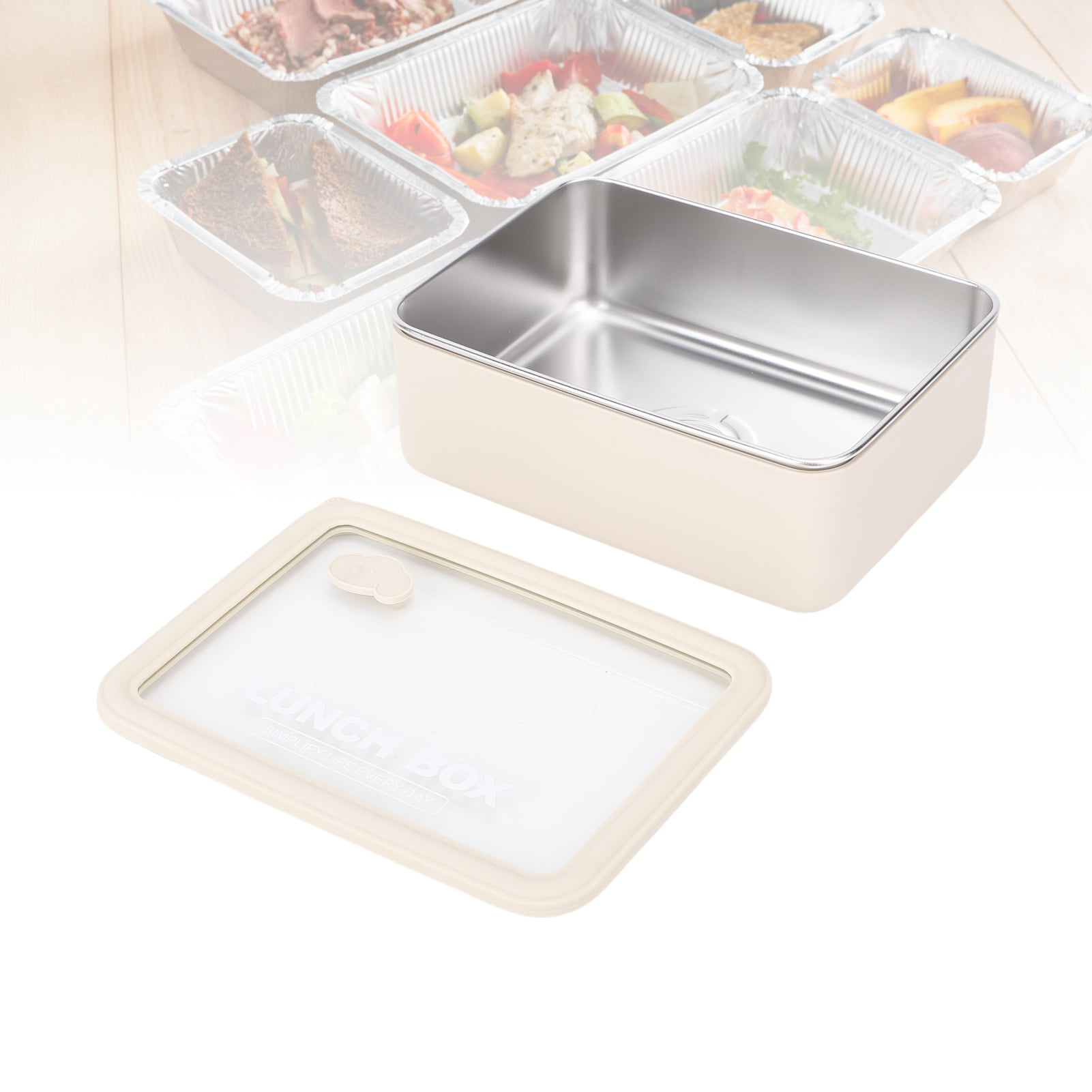 Riousery Stainless Steel Reusable Lunch Boxes