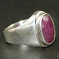 thumbnail image 2 of Natural Ruby Gemstone Ring In Strling Silver Handemade Ring For Men And Women Birthstone gift Ribg Mne's, 2 of 3