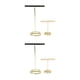 thumbnail image 4 of Qarigey De soporte para pendientes y pendientes, estante delicado, anillo multifuncional, organizador de moda, decoración de joyería para el Rejilla plana en forma de T 2piezas, 4 of 6