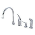 thumbnail image 1 of Kingston Brass Chatham Single Handle Kitchen Faucet with Soap Dispenser, 1 of 2