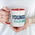 thumbnail image 5 of CafePress - Youngest Child Mugs - 11 oz Ceramic Mug - Novelty Coffee Tea Cup, 5 of 6