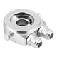 thumbnail image 3 of Adaptador de placa de calibre tipo sándwich para enfriador de filtro de aceite, adaptador de sándwich para filtro de aceite de aluminio M20 x 1,5 NPT Kit de enfriador de aceite Funcionalidad versátil, 3 of 9