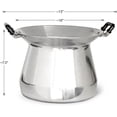 thumbnail image 3 of PANWA Sticky Rice Professional Chef Grade COOKWARE from Thailand - Genuine Restaurant Quality Pot for Traditional Steamer Cuisine, Family Size 9.45 Inch Standard Diameter (24 cm), 3 of 6