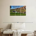 thumbnail image 2 of Elephant Stock Golf Course In Palm Springs Wall Art - Horizontal Multi Panel Canvas - Living Room Wall Decor - Sports Multi Panel - Brown And Green Decor - 33" x 20", 2 of 8