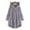 Gray, variant on Idoravan Winter Coats for Women Plus Size Fashion Women's Button V-Neck Pullover Tops Long Sleeve Hooded Blouse Ciat Pink XXXL