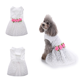thumbnail image 3 of Vestido para mascotas para perros pequeños Vestido rojo sandía para mascotas Falda Ropa para mascotas Falda Primavera y verano Blanco puro Estilo femenino Tela Yorkie, 3 of 5