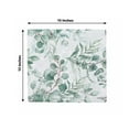 thumbnail image 2 of Balsa Circle 20 White 13x13" Dinner Paper Napkins Green Leaves Design Party Events Decorations Supplies, 2 of 8
