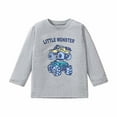 thumbnail image 2 of UPPADA Girls Letter Print Shirts Unisex Kids Clothes Casual Crewneck Sweatshirts Long Sleeve Pullover Tops Boys and Girls Tops Cute Outfits 130, Kids Clothes, 2 of 5