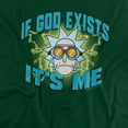 thumbnail image 2 of Rick And Morty T-Shirt If God Exists Unisex Graphic Tee For Men & Women, 2 of 7