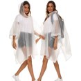 thumbnail image 2 of YAOMOBB Imperméable Réutilisable avec Fermeture à Boutons pour un Port Confortable Adulte (2 Pack), 2 of 7