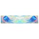 thumbnail image 3 of ABPHQTO Acuarela Jerryfish camino de mesa decoración del hogar 40x180 cm bajo el agua azul Jerryfish mantel corredor para decoración de banquete de boda, 3 of 3