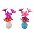 thumbnail image 1 of Artificial Fish  Plant, Glowing Aquarium Fake Flower Beautiful With Vase For Office, 1 of 8
