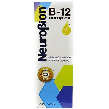Neurobion B12 Complex Liquid Metabolism and Energy Supplement, 16 fl oz