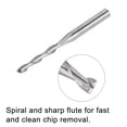 thumbnail image 3 of Unique Bargains 1/8' Shank 2mm x 17mm Solid Carbide 2 Flute CNC Spiral Router Bit for PVC MDF Wood 2 Pack, 3 of 5
