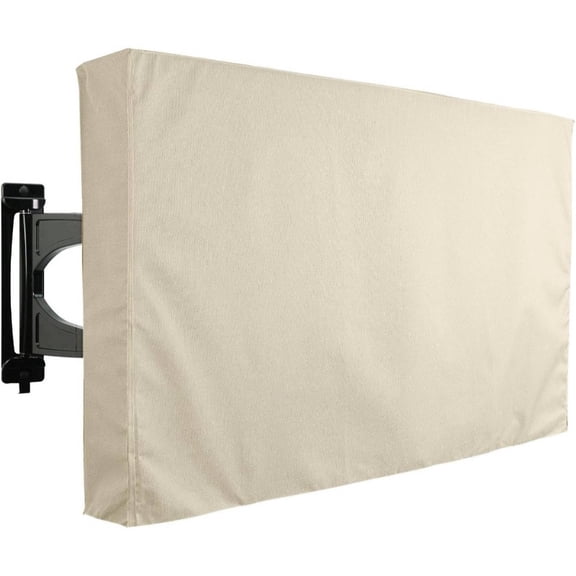 Outdoor TV Cover - Sahara Series - Universal Weatherproof Protector 55 - 58 Inch TV - Fits Most Mounts Brackets