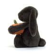 thumbnail image 4 of Jellycat Lapin Citrouille en Peluche Jouet en Peluche Lapin Noir d'Halloween, 4 of 5