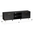 thumbnail image 4 of MONSLIPA TV Stand Entertainment Center with Storage Cabinet, Home Furniture Set Black&Brown, 4 of 7