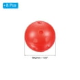 thumbnail image 2 of Uxcell 8Pcs Golf Practice Balls, 42mm Plastic Training Hollow Golf Ball, Red, 2 of 6