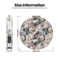 thumbnail image 3 of Bingfone Colorful Flowers Print Compact Vanity Makeup Mirror for Men Women Girls for Pocket Purse Wallet Handbag,Portable Small Handheld Beauty Mirror-Round Shape, 3 of 9