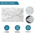 thumbnail image 6 of White Marble Placemats Set of 4, Modern Abstract Art Ink Painting Placemats for Dining Table, Place Mats for Kitchen Tabletop, Waterproof Wipeable Dining Table Mats Set, 6 of 9