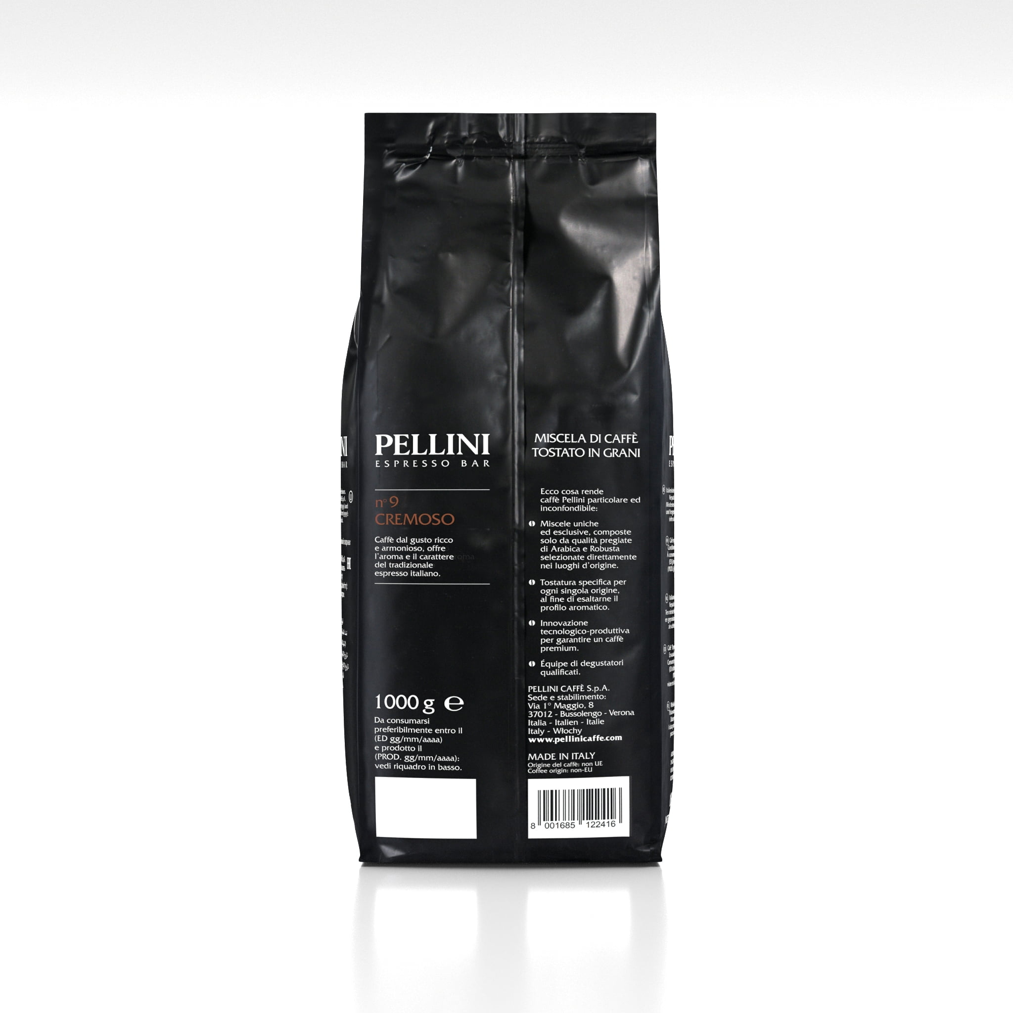 Pellini Cremoso N.9 Coffee Beans 1kg (2.2lbs)