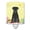 Black, variant on Easter Eggs Standard Schnauzer Black Ceramic Night Light