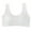 White, variant on Girls Training Bras Ages 12 Racerback Seamless Wireless Sport Bra Soft and Breathable Cotton Undies Clothes Solid Color Big Girl's Padded Bralette Pink 12-15 Years