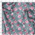 thumbnail image 4 of Soimoi Pure Silk Blue Fabric By the Yard - 42 Inch Wide -Rose Floral Pattern Textile - Romantic and Delicate Designs for Stylish Projects Printed Fabric, 4 of 6