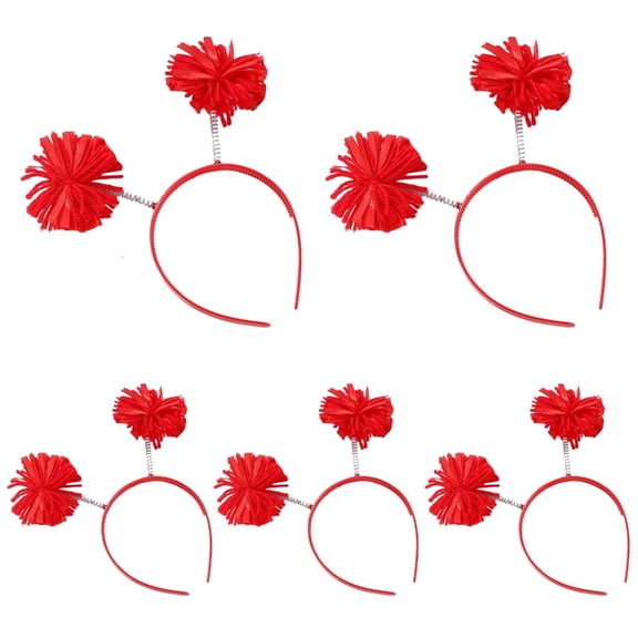 Giaone 5 Pcs Kids Headband Colorful Pompoms Costume Accessories Julycostume Parties