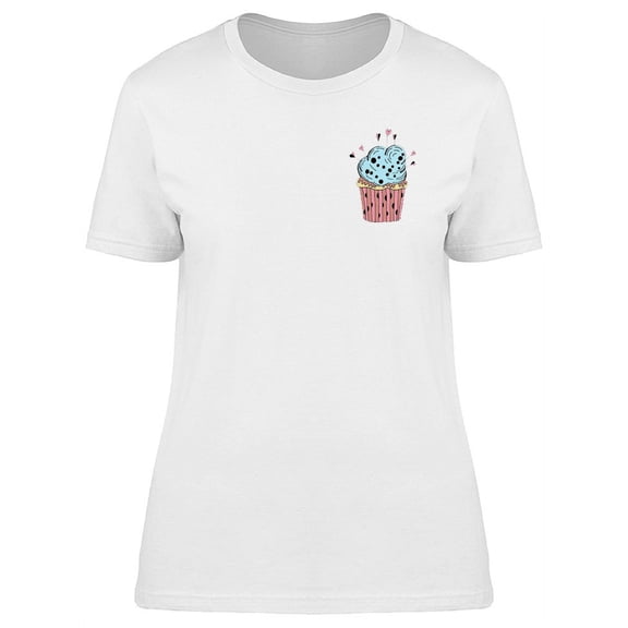 Cute Boho Colorful Cupcake T-Shirt Women -Image by Shutterstock, Female Small
