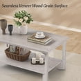 thumbnail image 4 of Dycanpo 39'' Rectangle Coffee Table with Storage for Living Room, Gray, 4 of 5