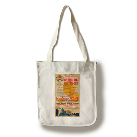 100 Coupe - Coupe Internationale de Spheriques Vintage Poster France c. 1936 (100% Cotton Tote Bag - Reusable)