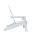 thumbnail image 5 of Balboa White Folding Adirondack Patio Chair, 5 of 11