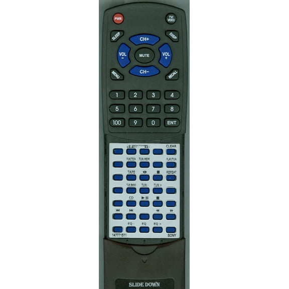 Replacement Remote for SONY 1-477-715-11, 147771511, RT147771511, RMSMR1, CMTCPX1, RM-SMR1