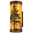 thumbnail image 3 of Meyda Tiffany 203863 Tamarack 13" Tall Wall Sconce - Copper, 3 of 5