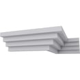 thumbnail image 6 of 7 5/8"H x 8 1/8"P x 11"F x 94 1/2"L, Eris Step Crown Moulding, 6 of 14