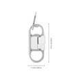 thumbnail image 4 of Raindrops 1PC 3 in 1 Keychain Multi Tool Key Ring Data Cable Bottle Opener for Men, 4 of 6